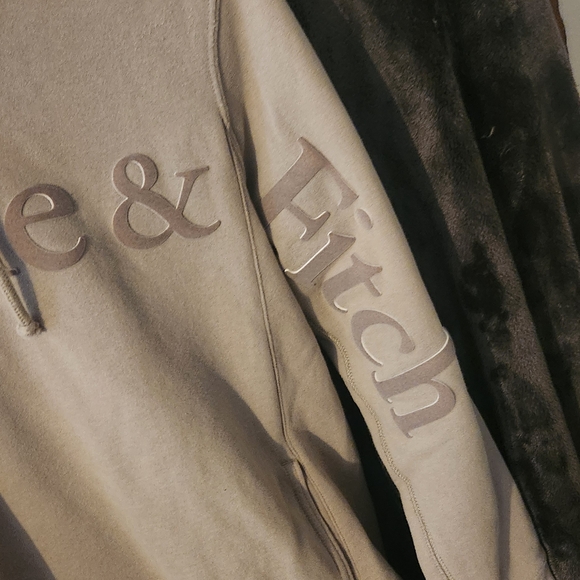 Abercrombie & Fitch Light Tan Hoodie - Picture 4 of 5